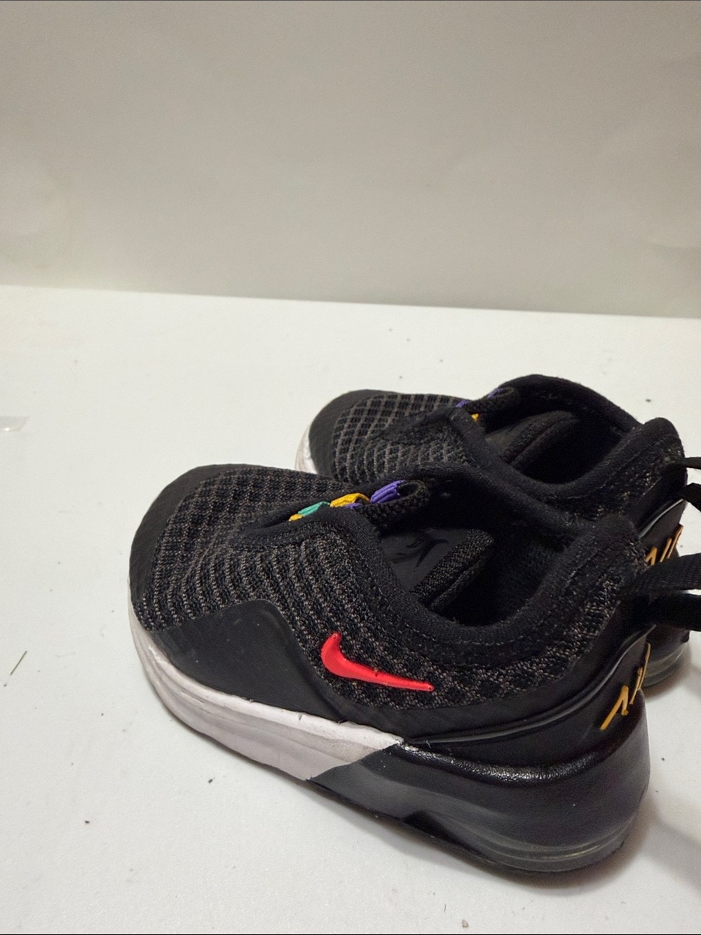 Nike Air Max Motion 2 Black AQ2744-009 Baby Unisex Toddler Size 4C - Picture 10 of 14